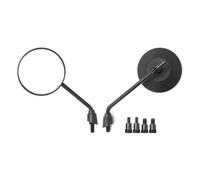 Motorcycle adjustable rearview mirror Adjustable Round Motorcycle Rearview Mirror Accessories 10mm 8mm Scooter Motorcycle Rear Side Convex Mirror Accessories(Style 3)