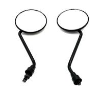 Motorcycle adjustable rotating rearview mirror 1 Pair Of Motorcycle Side Mirrors Motorbike Bicycle Scooter 10mm 8mm Rear View Mirror Cover Side Wing Mirror Cover Accessories(M10 screw)