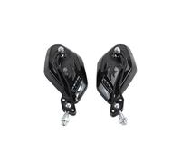 Motorcycle adjustable rotating rearview mirror 2pcs/set 8/10mm Motorcycle Scooter Motorcycle Handlebar Mount Rearview Mirror Cover Side Wing Mirror Cover Accessories(Black)