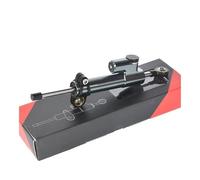 Motorcycle Adjustable Steering Stabilize Damper Safety Control Bracket Mounting Kit for YZFR1 FOR YZF FOR R1 2004 2005 2006 2008 Motorbike Stabilizer(Gray Black)