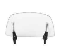Motorcycle Adjustable Windscreen Universal Fit Wind Deflector Powerful Protection ABS Plastic for MT07 MT09 MT10 R1 R3 FZ6 TMAX530 TMAX 500 Scooters Touring Bikes (Transparent)