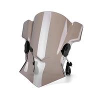 Motorcycle Adjustable Windshield Windscreen Wind Deflector For MT03 MT25 MT07 FZ07 MT09 FZ09 FZ1 FZ8 YZF R6 SR400 Motorbike Windscreen Deflector(Smoke)