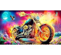 motorcycle Adult Jigsaws Puzzle 1000 Pieces Recycled Paper Educational Game Challenge for Wall Decoration and Gifts 38x26cm/1000pcs