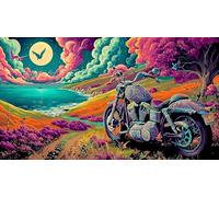 motorcycle Adult Jigsaws Puzzle 1000 Pieces Recycled Paper Educational Game Challenge for Wall Decoration and Gifts 38x52cm/1000pcs