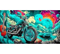 motorcycle Adult Jigsaws Puzzle 1000 Pieces Recycled Paper Educational Game Challenge for Wall Decoration and Gifts 70x50cm/1000pcs