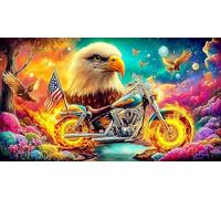 motorcycle Adult Jigsaws Puzzle 1000 Pieces Recycled Paper Educational Game Challenge for Wall Decoration and Gifts 70x50cm/1000pcs