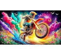 motorcycle Adult Jigsaws Puzzle 1000 Pieces Recycled Paper Educational Game Challenge for Wall Decoration and Gifts 38x52cm/1000pcs