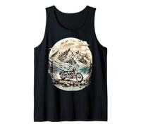 Motorcycle adventure & freedom on two wheels Biker Tank Top