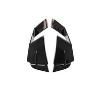 Motorcycle Aerodynamic Wing Fairing Fixed Wing Spoiler Side Winglet Parts For ZX-4R 2020 2021 2022 2023 2024 2025 spoiler kit(Glossy Black)