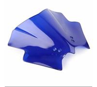 Motorcycle Air Deflector For 125 200 390 Black 390 200 125 2012 2013 2014 2015 2016 Motorcycle Windshield WindScreen Double Bubble(Blue)