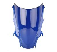 Motorcycle Air Deflector For Triumph For Daytona For 675 675R 2009 2010 2011 2012 Motorcycle Windscreen Screen Wind Deflectors Screen Double Bubble Windshield(Blue)
