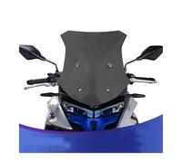 Motorcycle Air Deflector For VOGE For DS525X 525DSX 2023 Modified Front Windshield Heightening And Widening Imported Windshield Motorcycle Accessories(Black 47cm)