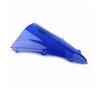 Motorcycle Air Deflector For YZFR1 For YZF R1 2004 2005 2006 Motorcycle Double Bubble Windshield WindScreen Black(Blue)