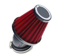 Motorcycle Air Filter 28mm 38mm 42mm 48mm Cleaner Clamp-on 45 Degree Bend Air Intake Filters Motorbike Accessories(Red 48mm)