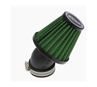 Motorcycle Air Filter 28mm 38mm 42mm 48mm Cleaner Clamp-on 45 Degree Bend Air Intake Filters Motorbike Accessories(Green 48mm)
