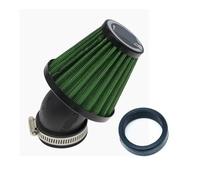 Motorcycle Air Filter 28mm 38mm 42mm 48mm Cleaner Clamp-on 45 Degree Bend Intake Filters Motorbike Accessories Intake Filters(Green 42mm)