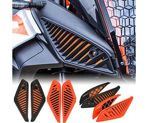 Motorcycle Air Filter Anti-dust Deflector Grill Guard Cover Compatible with K.T.M 1290 Super Adventure S/R 2017 2018 2019 2020 Frame Upper Cover Protector Accessories (Black)