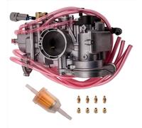 Motorcycle Air Filter Assembly With Carburetor Compatible With KLX YFZ450 WR400F DRZ400