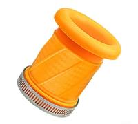 Motorcycle Air Filter Carburetor Connector Featuring Multiple Threads and Heat Resistant ABS Material (Yellow)