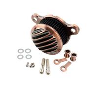 Motorcycle Air Filter Cleaner Intake Filter System Kit Fit For Harley Sportster XL883 XL1200C 48 72 Forty Eight Seventy Two 91-2024(Bronze-black)