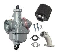 Motorcycle Air Filter Intake Pipe Is Suitable For Mikuni 110Cc 125Cc 140Cc Pit Dirt Bike Pitpro ATV SSR Motorcycle VM22 26mm Carburetor Motorcycle Mirrors