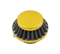 motorcycle air filter Motorcycle 42mm Air Filter With Connector Fit For Engine Pocket Bike Moped Mini Moto Scooter Quad ATV Dirt Replacement(Gold Air Filter)