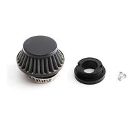 motorcycle air filter Motorcycle 42mm Air Filter With Connector Fit For Engine Pocket Bike Moped Mini Moto Scooter Quad ATV Dirt Replacement(Black set)