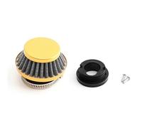 motorcycle air filter Motorcycle 42mm Air Filter With Connector Fit For Engine Pocket Bike Moped Mini Moto Scooter Quad ATV Dirt Replacement(Gold set)