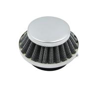 motorcycle air filter Motorcycle 42mm Air Filter With Connector Fit For Engine Pocket Bike Moped Mini Moto Scooter Quad ATV Dirt Replacement(Silver Air Filter)