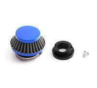 motorcycle air filter Motorcycle 42mm Air Filter With Connector Fit For Engine Pocket Bike Moped Mini Moto Scooter Quad ATV Dirt Replacement(Blue set)