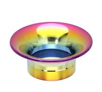 motorcycle air filter Motorcycle Carburetor 42MM Air Filter Cup Funnel Velocity Stack Horn Fit For Dellort PHBH(Colorful)