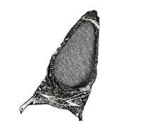 Motorcycle Air Heat Deflector Air Deflector For ZX-25R 2020 2021 2022 Motorcycle Accessories ABS on Paint Rear Tail Side Cover Fairing motorcycle spoiler wing