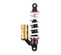 Motorcycle Air Shock Absorber, 250mm 10in Adjustable Go Kart Suspension Universal Shock Absorber for Dirt Bikes, ATVs, Quads and Go Karts