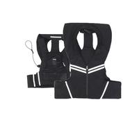 Motorcycle Airbag Vest For Kids/Adults 0.1s Inflatable Airbag Jacket Adjustable/Reusable/With Reflective Tape(XX-Small)