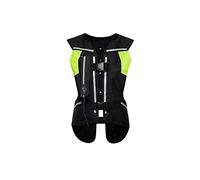 Motorcycle Airbag Vest With Tail Airbag Lightweight Equestrian Inflatable Vest Motorcycle Riding Jacket (Color : Black, Size : Large)
