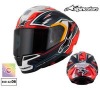 Motorcycle Alpinestars Supertech R10 Pedro Acosta FIM Full Face Motorbike Helmet