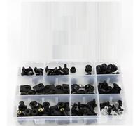 Motorcycle Aluminium Windscreen Fairing Bolt Nut Screw Fastener Clip For ST1300 2002-2008 2009 2010 2011 2012 2013 Power Tool(Black)