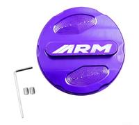 Motorcycle Aluminum Alloy Fuel Tank Cap Decorative Cover Suitable for Multiple Vehicle Types Including Scooters and Tricycles (Purple)
