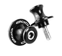 Motorcycle Aluminum CNC M8 Swingarm Spools Slider Stand Screw Accessories Compatible with Z 800 Z800 2013-2016(Black)