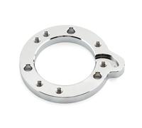 Motorcycle Aluminum CV Air Filter Cleaner Adapter Plate Fit For Harley S&S Super E G Carburetor Moto Accessories Black Chrome(Black)