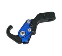 Motorcycle Aluminum Hook For Rearview Mirror Luggage Hanging Strong Metal Bracket Compatible With Scooters Daily Riding Gold Finish(Blue)