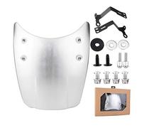 Motorcycle Aluminum Windshield Windscreen Fit for R nine T 2014-2017 Motorcycle Parts(Silver).-for for r nine t windscreen deflector