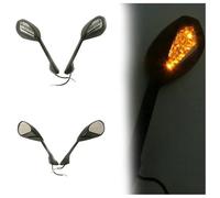 Motorcycle Amber Turn Signal Rear View Mirrors For Ducati 1199 Panigale Series / 1199S 2012 2013 2014 2015