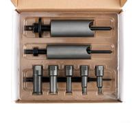 Motorcycle and E Bike Bearing Puller Tool Kit, 12 Pieces for Bearings with 9 23mm Inner Diameter, Constructed from Heat Treated 45# Steel, Four Prong Grip for Stability