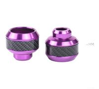 Motorcycle and E Scooter Protection Bars Pair Made from Aluminum Alloy with Carbon Fiber Decoration, Shockproof to Protect Against Falls and Crashes (Purple)