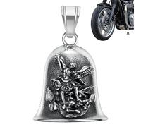 Motorcycle Angel Bell - Biker Angel Bell, Fortune Bell 'Exorcism' | Exorcism For Safe Driving For Motorcyclists, Key Chain Co