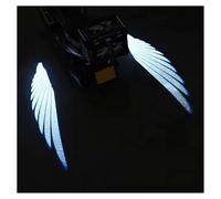 Motorcycle Angel Wings Projection Light, ED Angel Eyes Lights, Motorcycle Electric Scooters Universal Motorbike Courtesy Light Motorbike Indicators Motorcycle Projection Underglow Light (White)