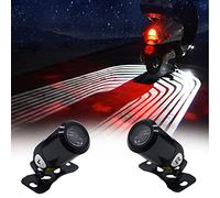 Motorcycle Angel Wings Projection Light Kit, Underbody Waterproof Ghost Shadow Lights for Motorcycles - Universal (White, Pack of Pair)