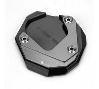 Motorcycle Anti Slip Foot Support Pad For BMW For G310GS G 310 GS 2018-2023 Motorcycle CNC Foot Side Stand Extension Pad Support Plate Tire Valve Caps(Plate Grey For MOWOK)