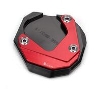 Motorcycle Anti Slip Foot Support Pad For BMW For G310GS G 310 GS 2018-2023 Motorcycle CNC Foot Side Stand Extension Pad Support Plate Tire Valve Caps(Plate Red For MOWOK)